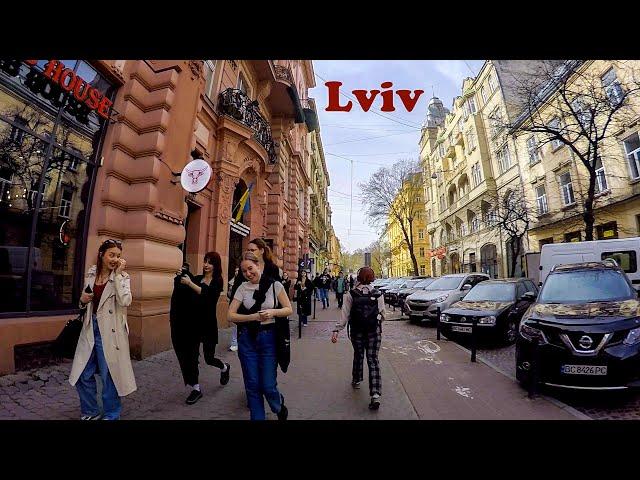 Walking in untouristy Lviv (Львів Lwow) Nyzhankivskoho Voronoho Lista K.Lypa S.Striltsiv 2024 |  