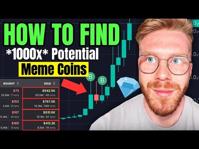 How To Find NEW 1000x Potential *MEME* Coins EVERYDAY! (No BS)