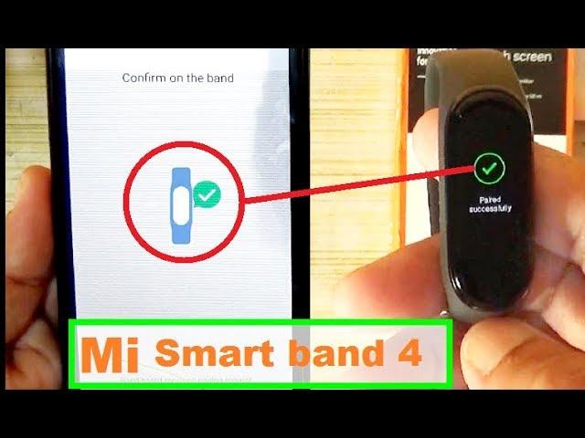 Mi Smart Band 4 | How To Setup And Unboxing | How To Connect Mi Band 4 With Phone #miband4