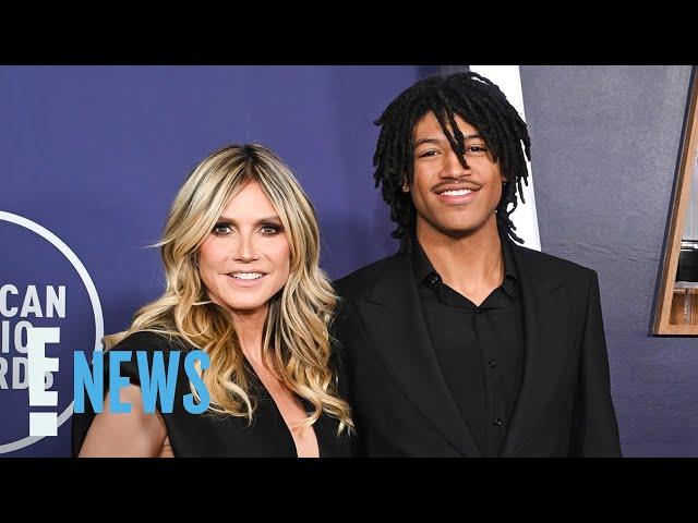 Heidi Klum & Seal’s Son Henry Makes Rare Red Carpet Appearance | 2025 AMAs