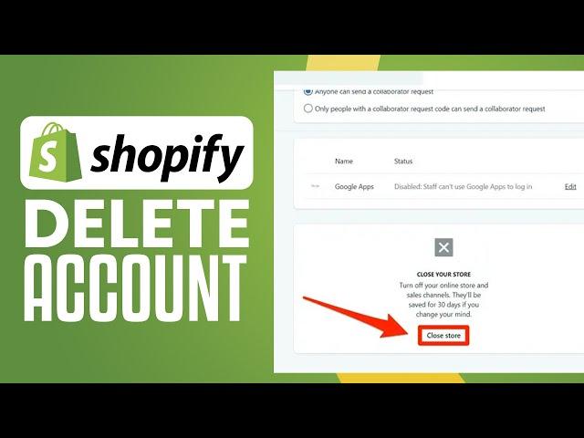 How To Delete Shopify Account After Trial (2024) Easy Tutorial