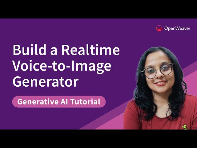 Build a Realtime Voice-to-Image Generator using Generative AI | Voice-to-Text & Text-to-Image