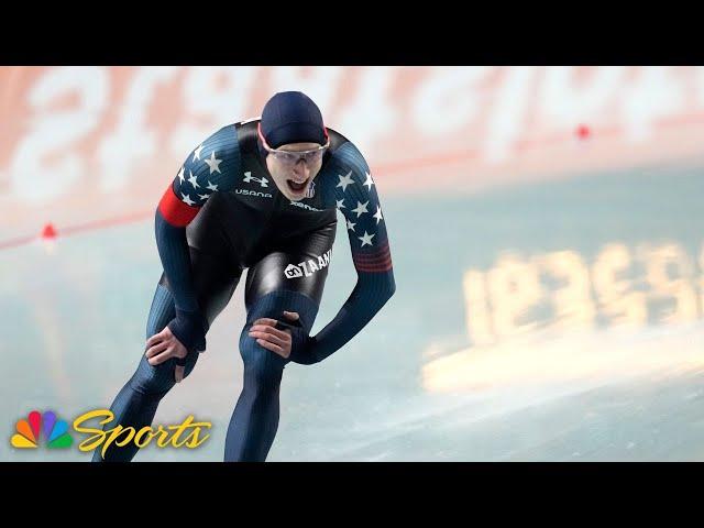 Jordan Stolz SHATTERS 1500m record for second in in two hours at Nagano World Cup | NBC Sports