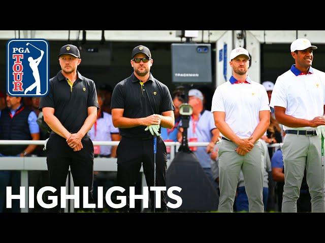 Conners & Hughes vs. Finau & Clark | Day 2 Foursomes highlights from Presidents Cup | 2024