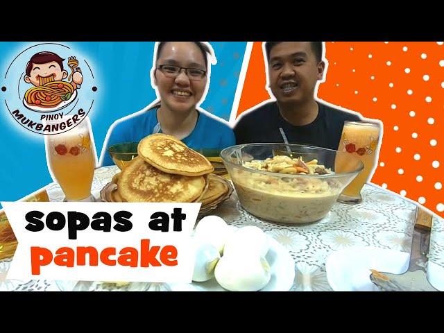  Sopas at Pancake Mukbang | Pinoy Mukbang | GoFriday Vlog 17