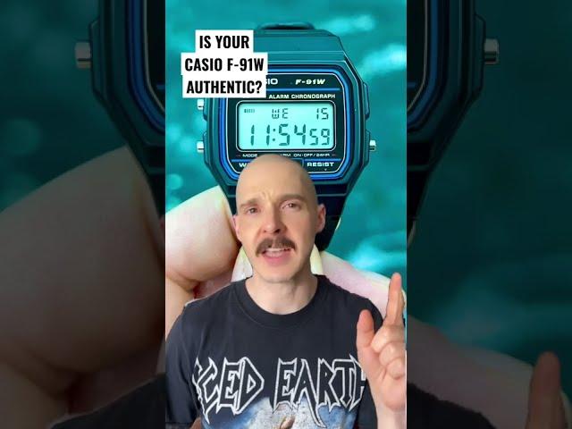 Is Your Casio F-91W Authentic?  3 Ways To Check  #casio #f91w #authentic