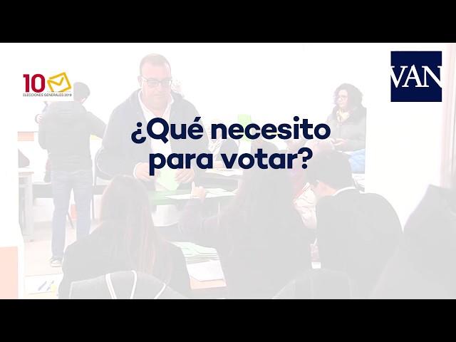 ¿Qué necesito para votar?