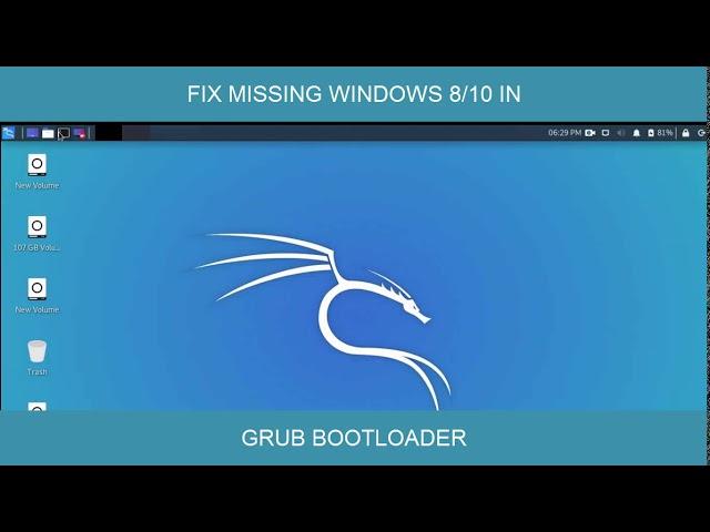 Windows missing in Grub Menu | Dual Booting With Linux  - FIX