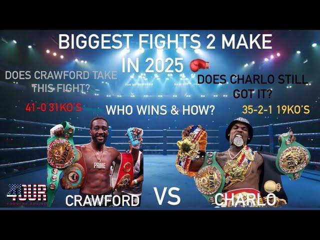 Terrance Crawford vs Jermell Charlo ￼4our Corners 2025 Boxing wish List.