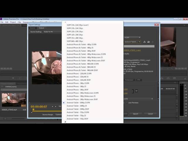 How to render in Adobe Premiere Pro CS5