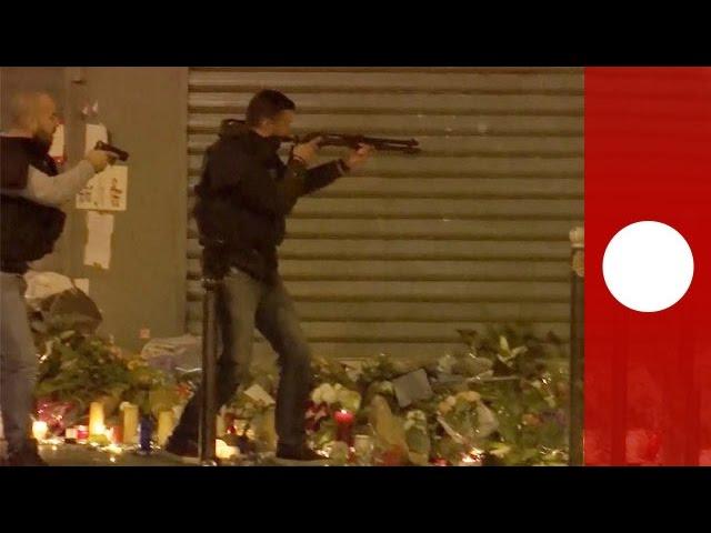 Paris attacks: Crowd erupts into panic at memorial, false alarm