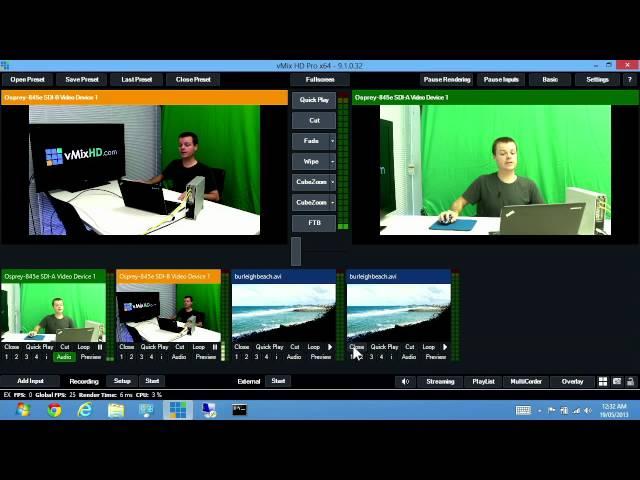 vMix - Live Production Software 2013 Demo.New video in links.