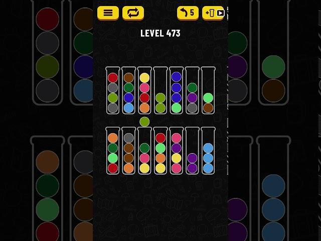 Ball Sort Puzzle level 473 solution