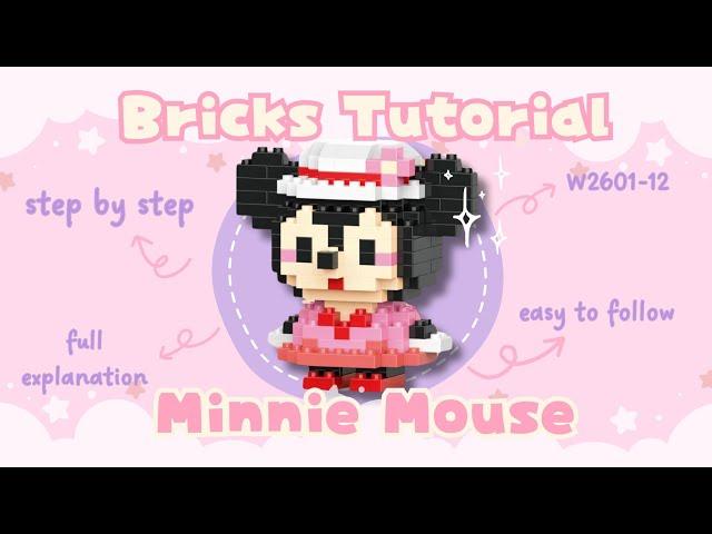 HOW TO BUILD MINI LEGO MINNIE MOUSE W2601-12 | BRICKS TUTORIAL (Bahasa Indonesia)