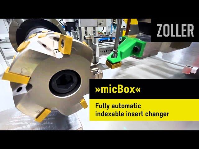 ZOLLER »micBox« – Fully automatic indexable insert changer