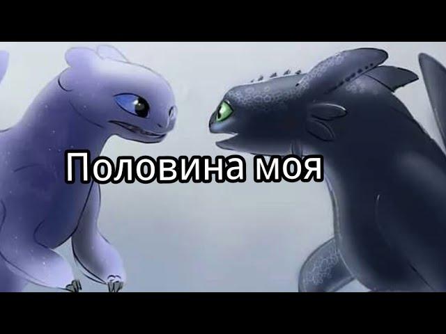 Дневная фурия и беззубик половина моя (заказ)