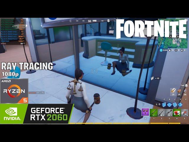 Fortnite | RTX 2060 Ray Tracing ON | FPS Test 1080p