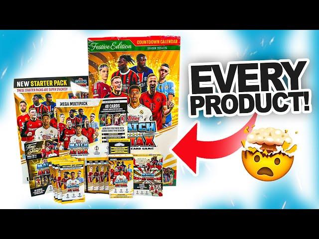 I OPENED *EVERY* MATCH ATTAX 2024/2025 PRODUCT IN ONE VIDEO!