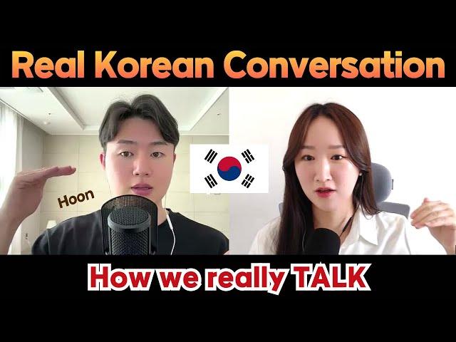 Real Korean Conversation with Hoon | Korean Listening | Learn Korean for Beginners [KOR/ENG Sub]