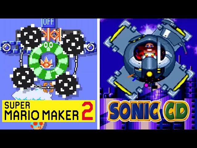 Super Mario Maker 2: Sonic CD Boss Rush Comparison