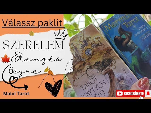 Szerelem és az Ősz- Válassz paklit #tarot #love #2024