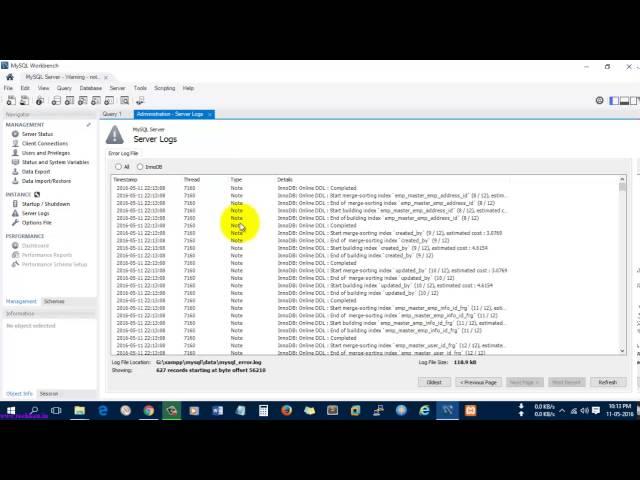 MySQL WorkBench : Import and Export MySQL Data