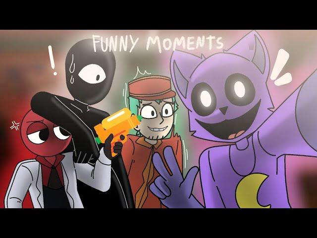 Poppy playtime, Rainbow Friends and Doors in funny moments, random memes (Animation series)