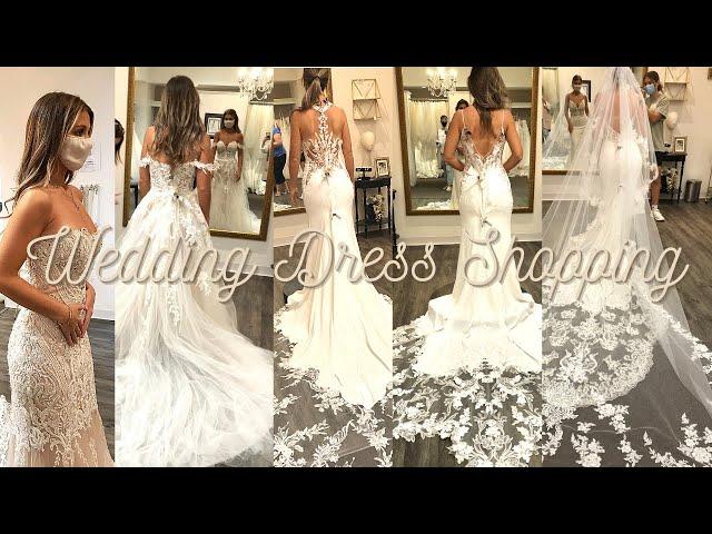 Come WEDDING DRESS Shopping with me! Wedding Series Ep. 5