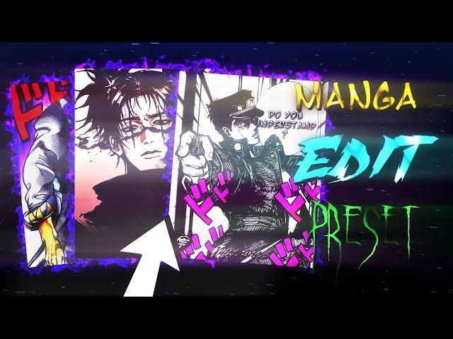 Manga edits free preset (alight motion) xml+alight link