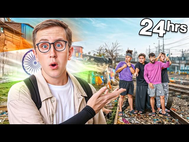 24hrs in the World's Largest Slums!! Dharavi India