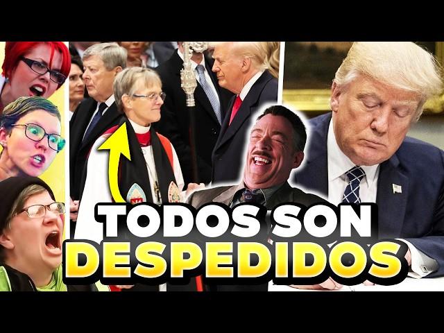 Empleados públicos WOKE Despedidos! Órdenes de TRUMP se mantienen y destruye a OBISPO de izquierda