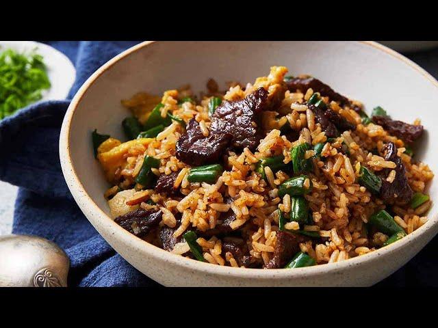 Sizzling Beef Steak Fried Rice