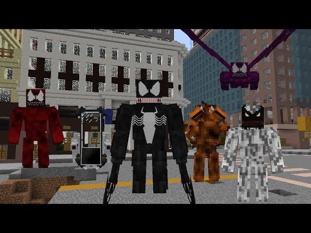 Venom/Symbiotes Mod (Legends Minecraft Mod) Sum 6.0 Suit Showcase Part 1