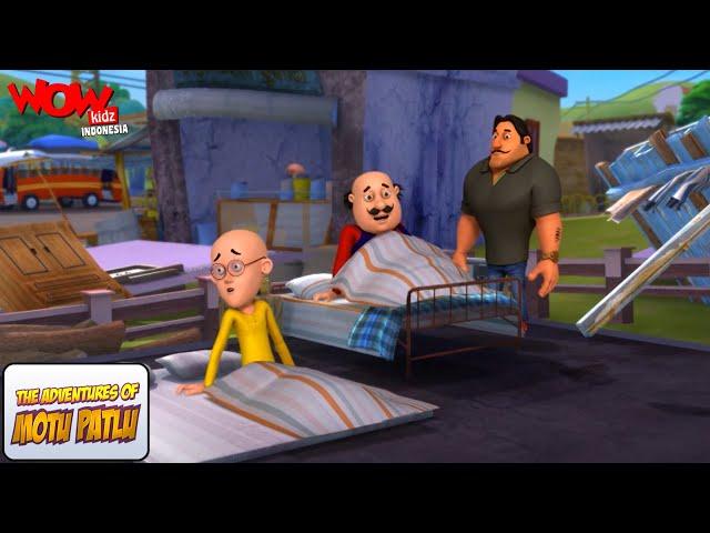 Motu Patlu Dalam Bahasa | semprotan bersin john | Wow Kidz Indonesia