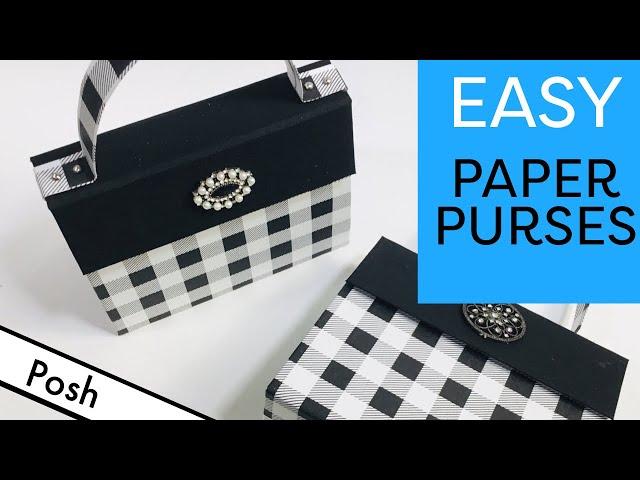 ⭐️WOW⭐️ Simply THE BEST Paper Purse/ EASY DIY Paper Purse/FANTASTIC CHRISTMAS CRAFT FAIR 2O20 IDEA