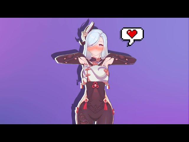 Shenhe - Gomi Gomi -【MMD Genshin impact 4K | 60FPS】