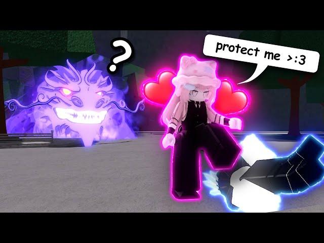 Bro Couldn't Protect His E-Girl  | (The Strongest Battlegrounds)