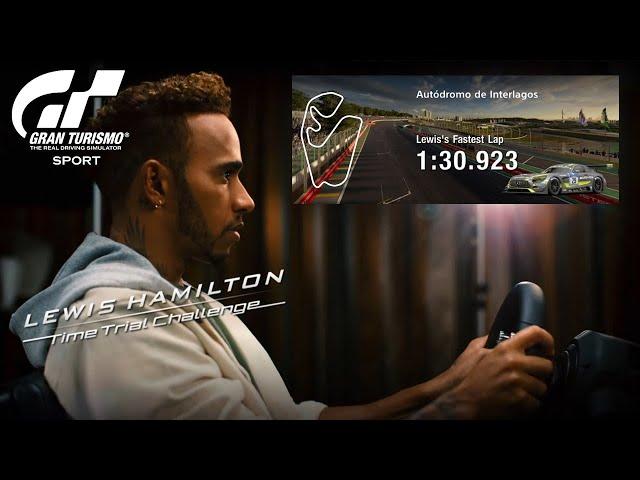 GT Sport Hot Lap // Lewis's Fastest Lap @ Interlagos 1.30:923