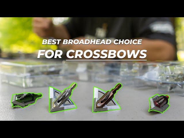 What is the BEST choice of broadhead for CROSSBOWS?