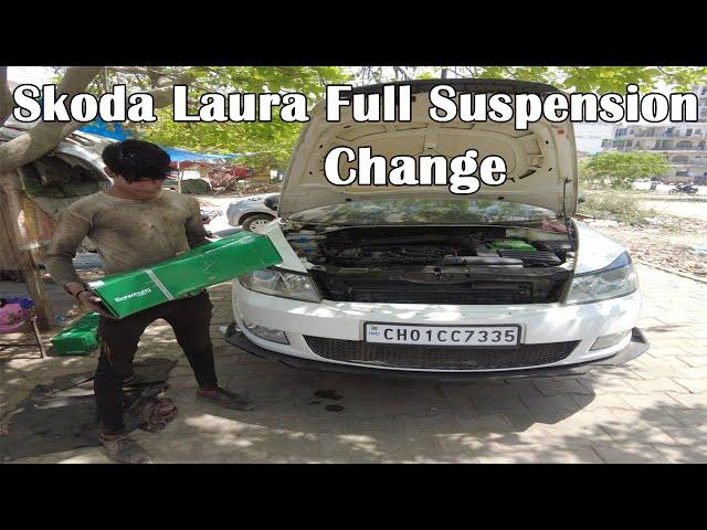 Skoda Laura | Modified skoda Laura | Full Suspension Change @Themechaniker @mukeshchandragond