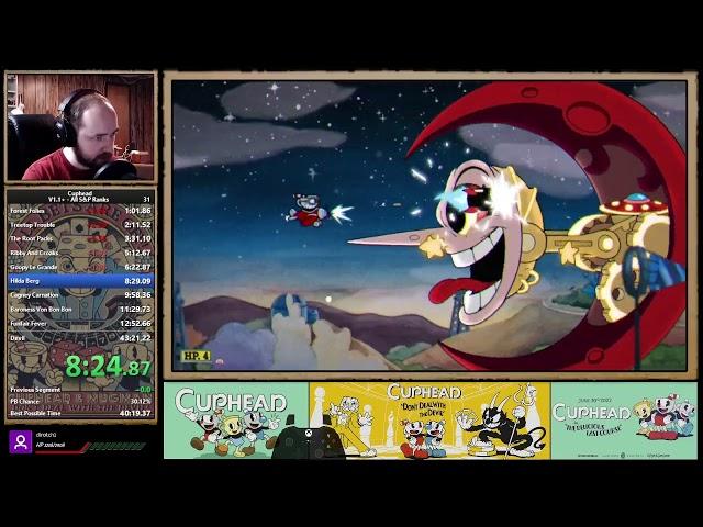 Cuphead All S&P Ranks Speedrun | Former World Record in 42:01.90