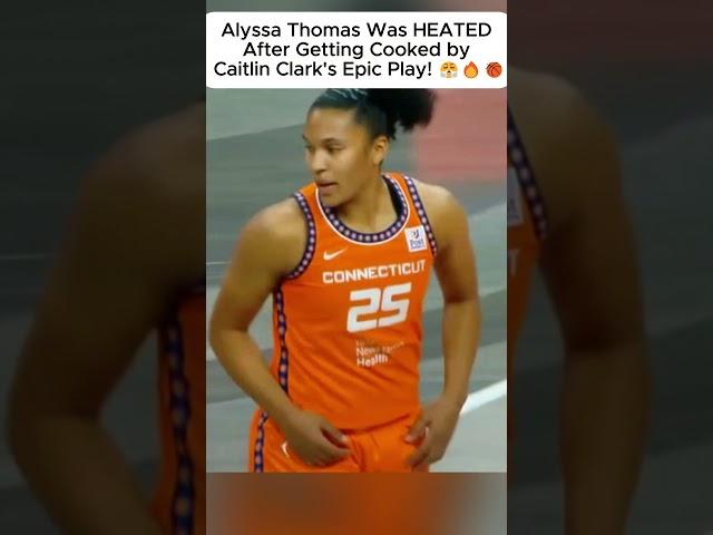 Alyssa Thomas Loses It After Caitlin Clark Cooks Her With an Epic Play!  #caitlinclark #wnba