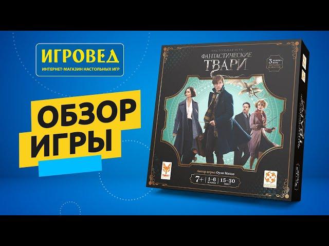 Фантастические твари. Обзор настольной игры от Игроведа