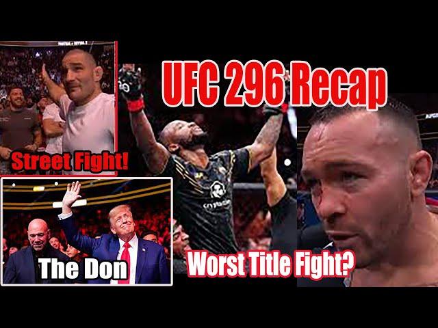 UFC 296 Recap