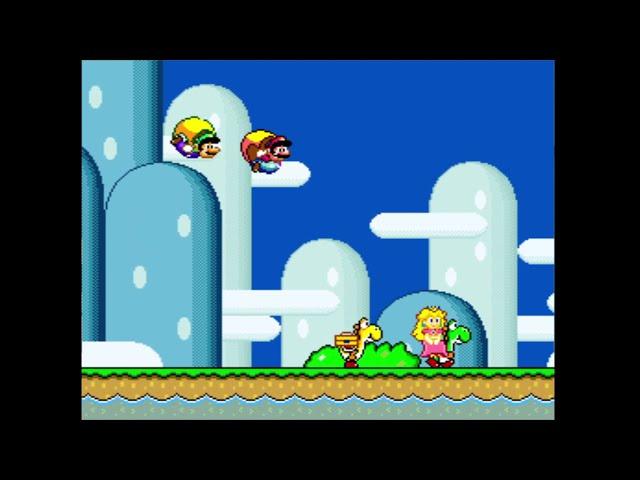 SMA2 Alt Intro Cutscene in SMW