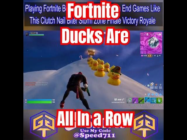 Fortnite Rubber Duck & Robots Snow Sled Easter Eggs Bot Lobby Mountain Top Victory Royale