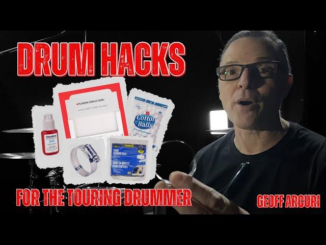 5 CHEAP DRUM HACKS THAT WORK! Touring Drummer Must Haves…