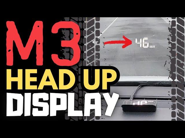 Car M3 OBD2 Head Up Display HUD Review