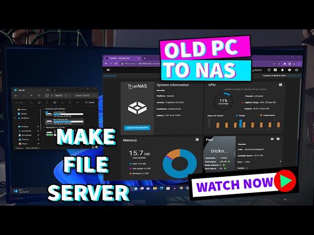 Turning Your Old PC or Laptop into a NAS with TrueNAS