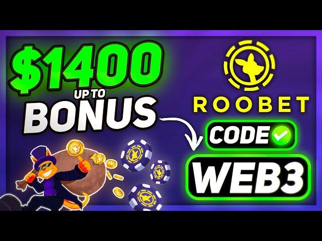 ROOBET PROMO CODE : WEB3 - upto $1400 BONUS / Roobet The Best 2025 promo code "WEB3"